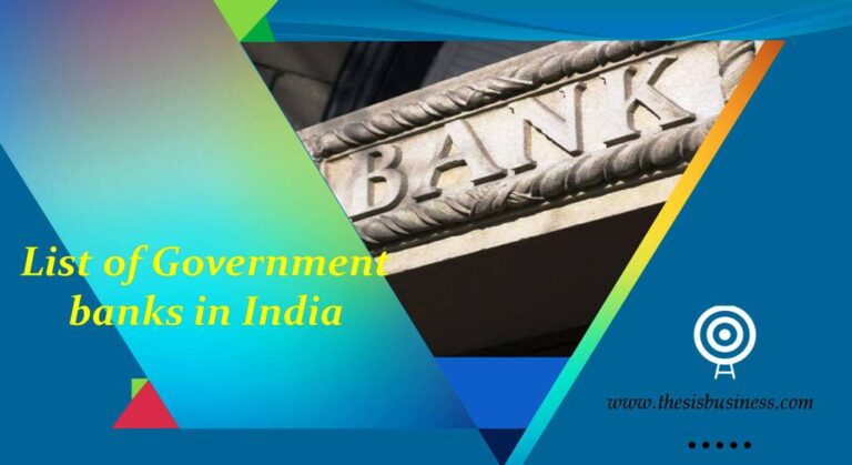 Government Banks In India List As Of April 2021 Thesisbusiness 9386